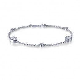 Bezel Set Chain Bracelet - Lafonn B0023CLP70