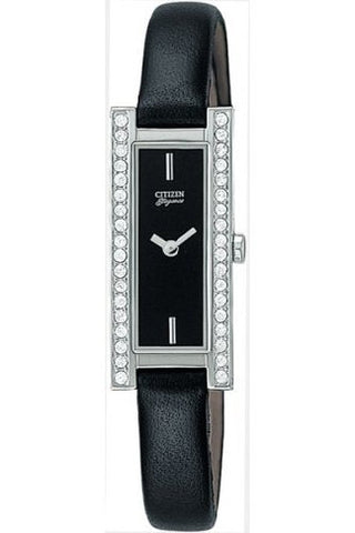 Ladies Stainless Steel Black Strap Watch - SB5360-01E