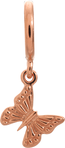 Butterfly In The Sky - Endless Jewelry Rose Gold Plated Sterling Silver Charm 63253