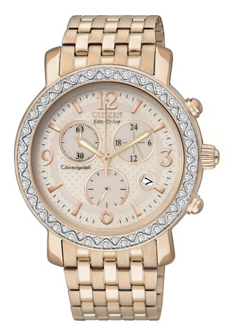 FB1293-50A Citizen Women's Eco Drive "Time-To-Go (TTG)" Watch
