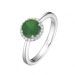 May Birthstone Simulated Emerald Ring - Lafonn BR001EMP07