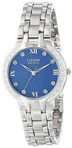 Citizen Eco-Drive Women's EM0120-58L Bella Silver-Tone Watch